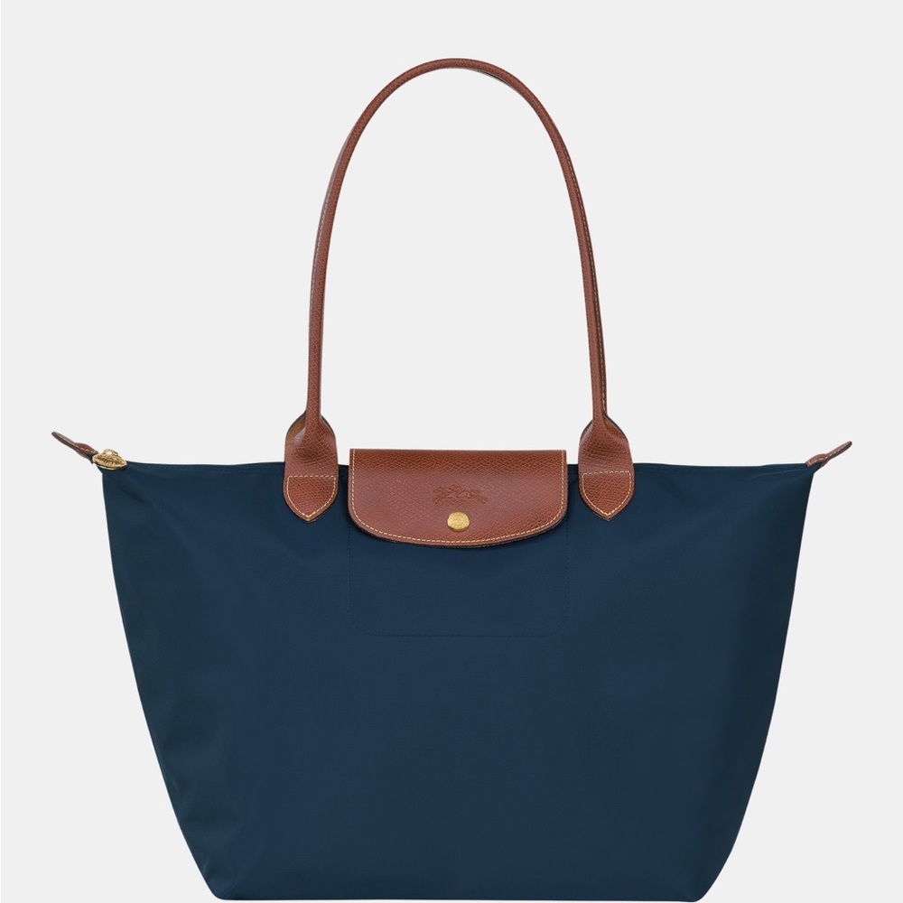 Longchamp Navy Tote Bag